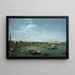 San Marco -bassinon maalaus Venetsiasta - Canaletto — kehystetty taideteos seinällä