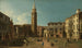 Campo Sant'Angelo Venise - Canaletto — näkymä teoksesta