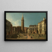 Campo Sant'Angelo Venise - Canaletto — kehystetty taideteos seinällä