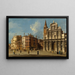 Campo Santa Maria Zobenigo, Venetsia - Canaletto — kehystetty taideteos seinällä