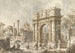 Caprice-maalaus roomalaisen triumfikaaren kanssa - Canaletto — näkymä teoksesta