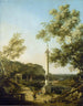 Maisema englanti Capriccio colonnalla - Canaletto — näkymä teoksesta