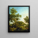 Maisema englanti Capriccio with a palace - Canaletto — kehystetty taideteos seinällä