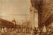 Piazza San Marco -maalaus etelän-lounaiskulmasta, oikealla Procuratie Nuove -rakennukset - Canaletto — näkymä teoksesta