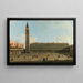 Place Saint-Marc, Venetsia - Canaletto — kehystetty taideteos seinällä
