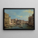 Palats Flanginin Le Grand Canal Venetsiassa Campo San Marcuolassa - Canaletto — kehystetty taideteos seinällä