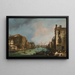 Le Grand Canal à Venise avec le Palazzo Corner Ca'Grande - Canaletto — kehystetty taideteos seinällä