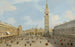 La Piazza San Marco Venetsiassa katsellen itään basilikaa kohti - Canaletto — näkymä teoksesta