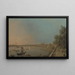 La Tamise terassilta Somerset Housesta Westminsteriin - Canaletto — kehystetty taideteos seinällä