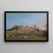 Warwickin linnasta - Canaletto — kehystetty taideteos seinällä