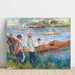 Maalauksen jäljennös Canotiers à Chatou - Pierre-Auguste Renoir