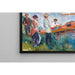Maalauksen jäljennös Canotiers à Chatou - Pierre-Auguste Renoir