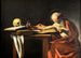 Saint Jérôme kirjoittamassa - Caravaggio — näkymä teoksesta