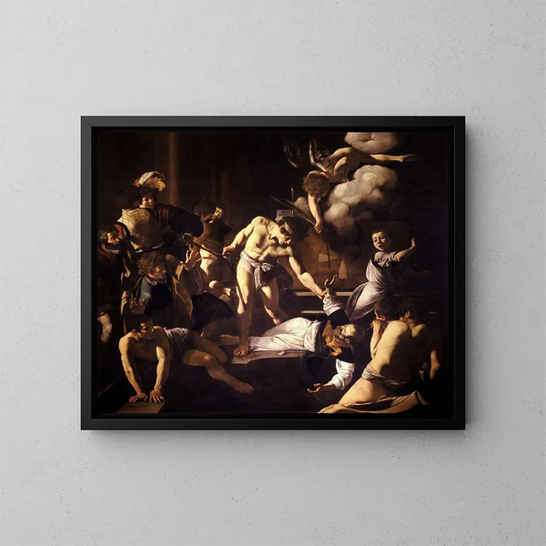 Le Martyre de saint Matthieu - Le Caravage — kehystetty taideteos seinällä