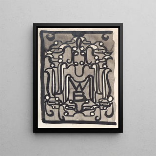 Carel Adolph Lion Cachet - Ontwerp van een vignet voor de Wereldbibliotheek.webp