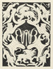 Projektin ex-libris-suunnitelma monogrammilla ja leijonilla - Carel Adolph Lion Cachet — näkymä teoksesta