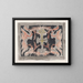 Design pour une robe - Carel Adolph Lion Cachet — kehystetty taideteos seinällä