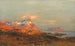 Auringonlasku Lofotenin yli - Carl August Heinrich Ferdinand Oesterley — näkymä teoksesta