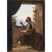 Maalauksen jäljennös Sorrentin kalastaja, Italia - Carl Bloch