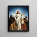 Le Christ Consolateur - Carl Bloch — kehystetty taideteos seinällä