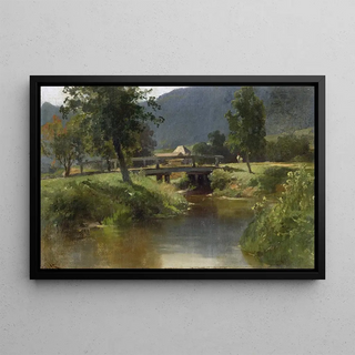 Carl Bolze - Bach mit Brcke.webp