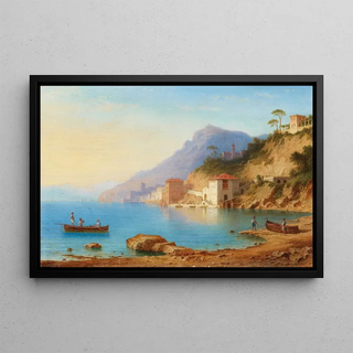 Carl Ernst Morgenstern - View Of The Amalfi Coast.webp