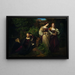 Torquato Tasso ja kaksi Leonoraa - Carl Ferdinand Sohn — kehystetty taideteos seinällä