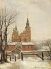 Rosenborg talvella - Carl Frederik Aagaard — näkymä teoksesta