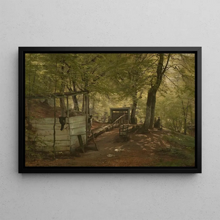 Carl Frederik Aagaard - Skittlealley in Saeby Forest Spring Morning.webp