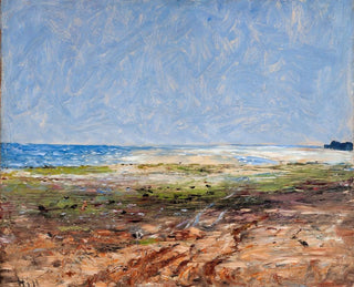 Rantamaisemaa Luc-sur-Merissä - Carl Fredrik Hill — näkymä teoksesta