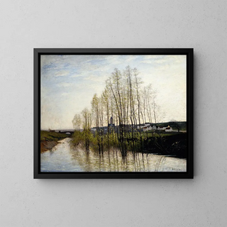 Carl Fredrik Hill - River Landscape Champagne.webp