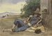 Savoyardinen maalaus makuuasennossa lattialla - Carl Friedrich Heinrich Werner — näkymä teoksesta