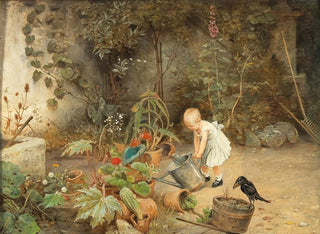 Le Petit Jardinier - Carl Fröschl — näkymä teoksesta