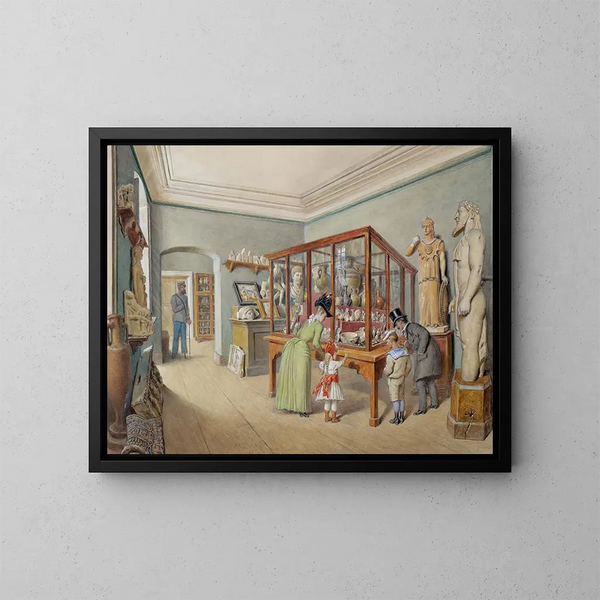 La chambre chypriote - Carl Goebel le Jeune — kehystetty taideteos seinällä