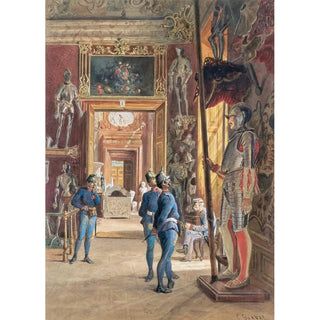 Carl Goebel the younger - Eingang in die I Rstkammer.webp