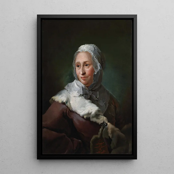 Elisabeth Marie Fabritius née d'Abbeste - Carl Gustaf Pilo — kehystetty taideteos seinällä