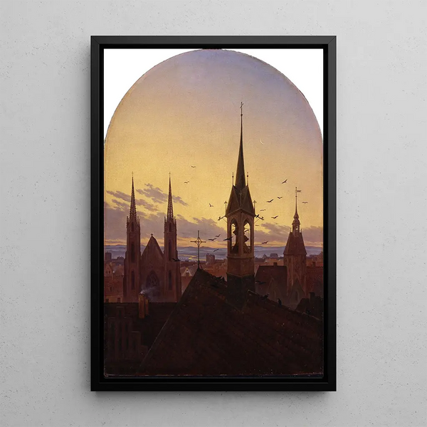 Carl Gustav Carus — kehystetty taideteos seinällä
