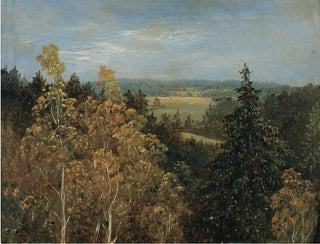 Maisemaa metsän keskellä - Carl Gustav Carus — näkymä teoksesta