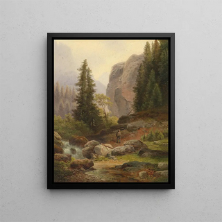 Carl Hasch - Jger im Hochgebirge.webp