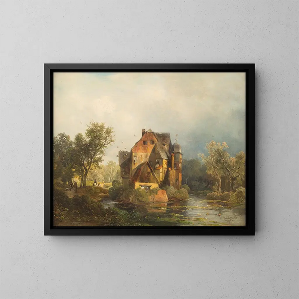 Château d'eau de Caspersbroich - Carl Hilgers — kehystetty taideteos seinällä