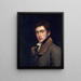 Autoportrait - Carl Joseph Begas — kehystetty taideteos seinällä