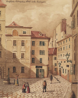 Carl L Wiesbck - Das Knaffelsche Stiftungshaus in der Jacobergasse Nr 807 in Wien.webp