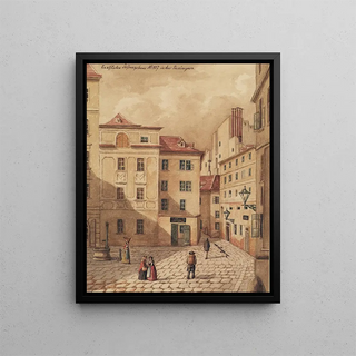 Carl L Wiesbck - Das Knaffelsche Stiftungshaus in der Jacobergasse Nr 807 in Wien.webp