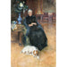Maalauksen jäljennös Göthilda Fürstenberg - Carl Larsson