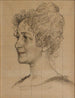 Signe Thielin pään tutkimus - Carl Larsson — näkymä teoksesta