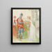 Lisana et Margon - Carl Larsson — kehystetty taideteos seinällä