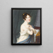 Portrait d'une jeune femme - Carl Ludwig Hummel de Bourdon — kehystetty taideteos seinällä