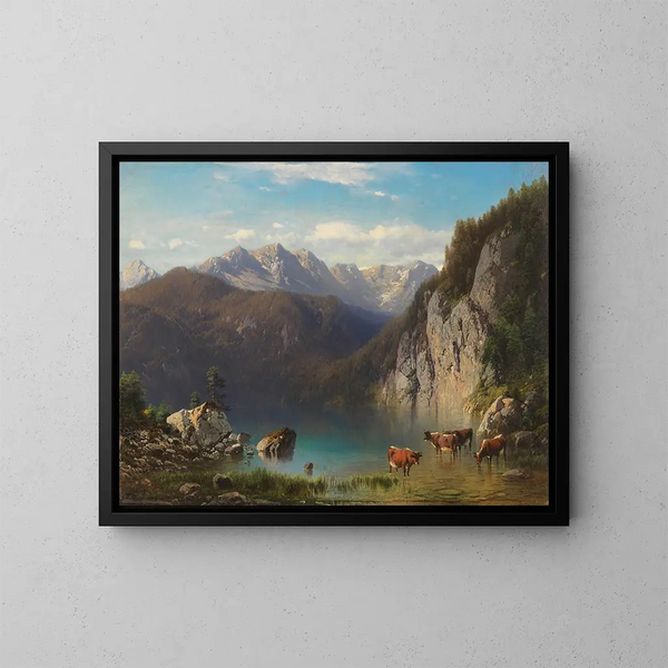 Carl Millner - Der Alpsee bei Hohenschwangau.webp