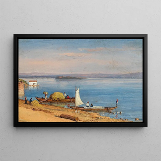 Carl Morgenstern - A View of Rdesheim am Rhein.webp