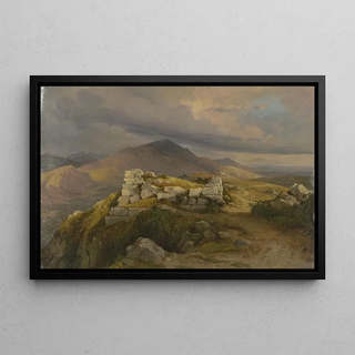 Carl Morgenstern - Eine Zyklopenmauer bei Civitella dem heutigen Bellegra.webp